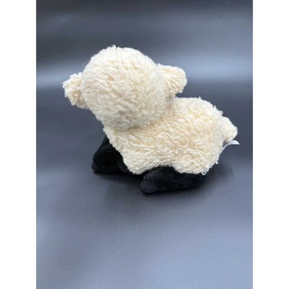 CUTE Vintage Sheep Plush - Small black & white - Presents Hamilton Gifts